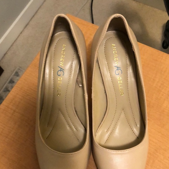 Vegan Leather Nude Heels - Picture 3 of 5